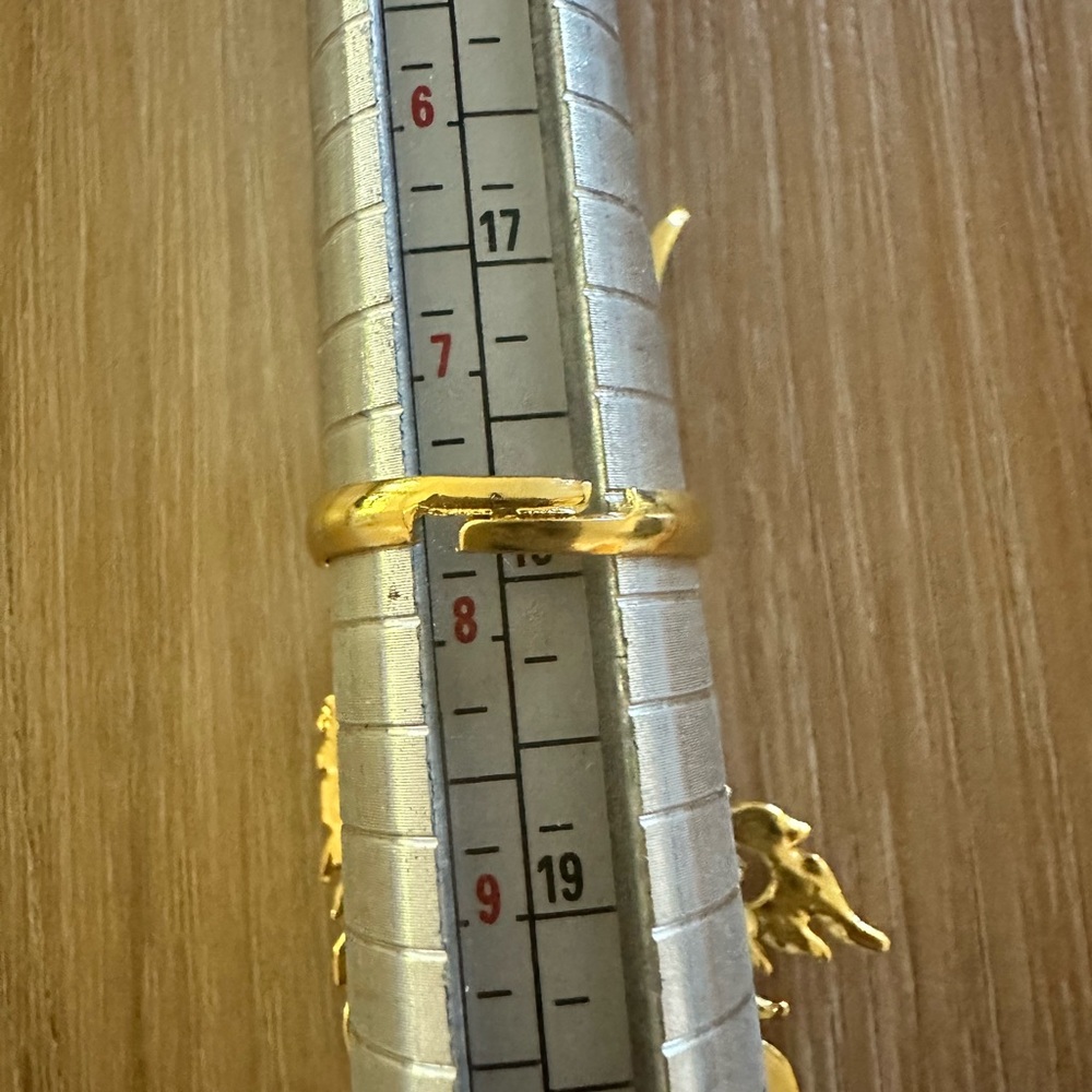 Peacock Statement Ring 8 (Adjustable) - image 2